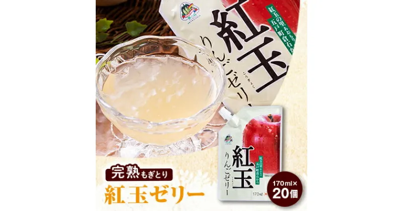 【ふるさと納税】紅玉りんごゼリー170ml×20個【配送不可地域：離島・沖縄県】【1029020】