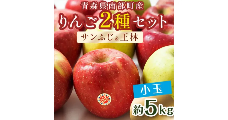 【ふるさと納税】 秀 （小玉） 青森産 完熟 りんご 約5kg サンふじ 王林 2種セット 【誠果園】 青森りんご リンゴ 林檎 アップル あおもり 青森 青森県 南部町 三戸 南部 澁川賞受賞 果物 くだもの フルーツ F21U-224