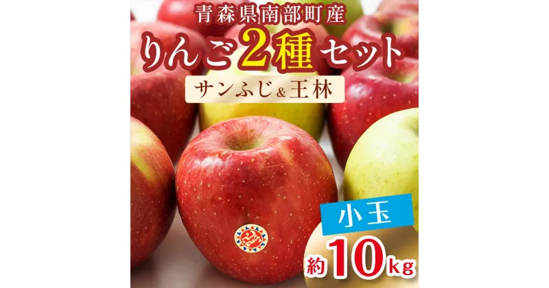 【ふるさと納税】 秀 （小玉） 青森産 完熟 りんご 約10kg サンふじ 王林 2種セット 【誠果園】 青森りんご リンゴ 林檎 アップル あおもり 青森 青森県 南部町 三戸 南部 澁川賞受賞 果物 くだもの フルーツ F21U-225