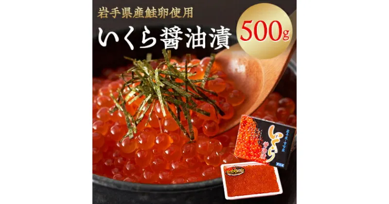 【ふるさと納税】【三陸宮古・大井漁業部】「三特」いくら醤油漬 500g (化粧箱入り)【配送不可地域：離島】【1049728】