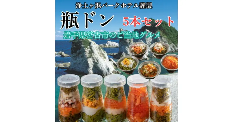 【ふるさと納税】浄土ヶ浜パークホテル【瓶ドン浜ノ宝】5本セット【配送不可地域：離島】【1473657】