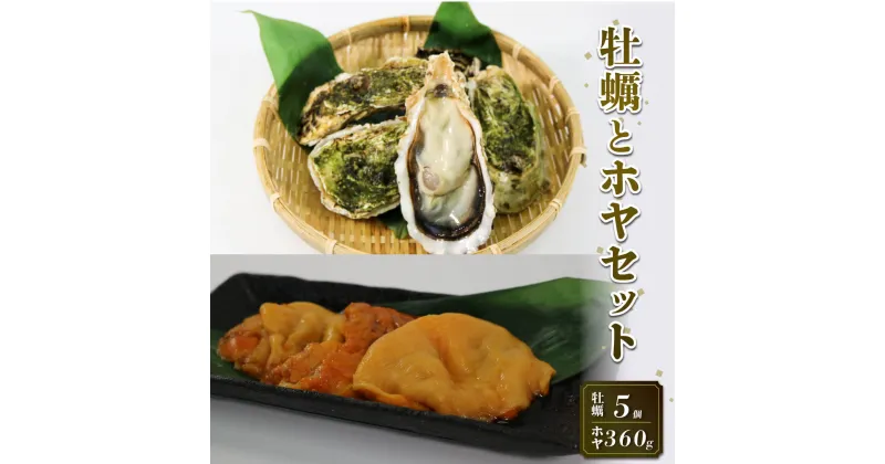 【ふるさと納税】 生食用 殻付冷凍牡蠣 5個 ほや 180g×2袋 セット 詰め合わせ 冷凍 産地直送 生食用 殻付 かき カキ ホヤ 三陸産 国産 海鮮 刺し身 刺身 10000円 1万円