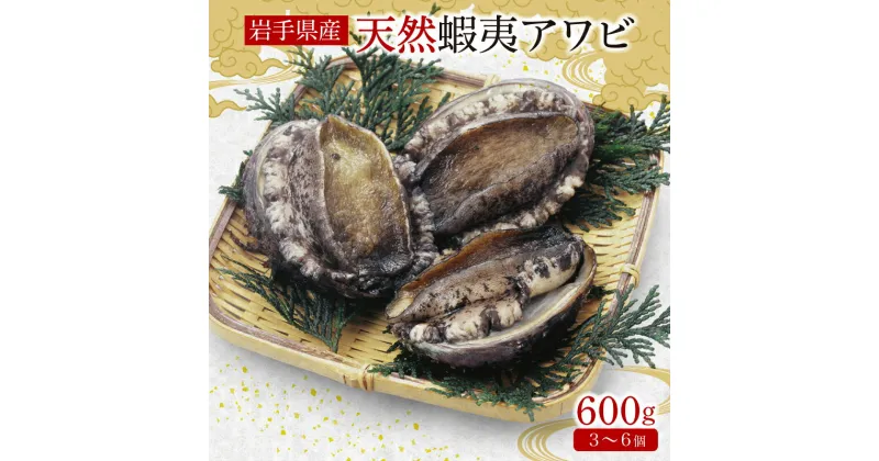 【ふるさと納税】 蝦夷あわび 約600g 冷凍 鮑 あわび アワビ 鮑 Abalone ステーキ 刺し身 刺身 バーベキュー バターソテー 正月 お正月 おせち BBQ ごはん 夕飯 おかず おつまみ 晩酌 米 丼 海産物 海鮮 魚介 魚介類 贈答品 お中元 お歳暮 大船渡 三陸 岩手県 国産