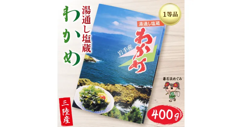 【ふるさと納税】 塩蔵わかめ500g 碁石浜めぐみセレクト わかめ ワカメ 若芽 湯通しわかめ 海藻 海産物 三陸 国産 岩手県 国産 味噌汁 ごはん 夕飯 おかず サラダ お刺身 刺し身 刺身 大船渡 三陸 岩手県 国産