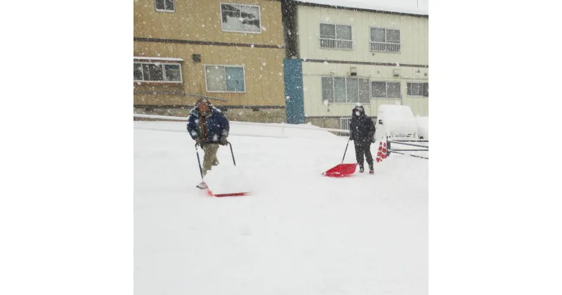 【ふるさと納税】除雪作業サービス券 花巻市内限定(1人1時間×2回)　雪かき