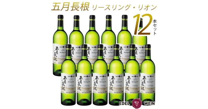 【ふるさと納税】ワイン 白 やや 辛口 エーデルワイン 五月長根 リースリング・リオン 12本セット ふるさと納税 ワイン 父の日 プレゼント