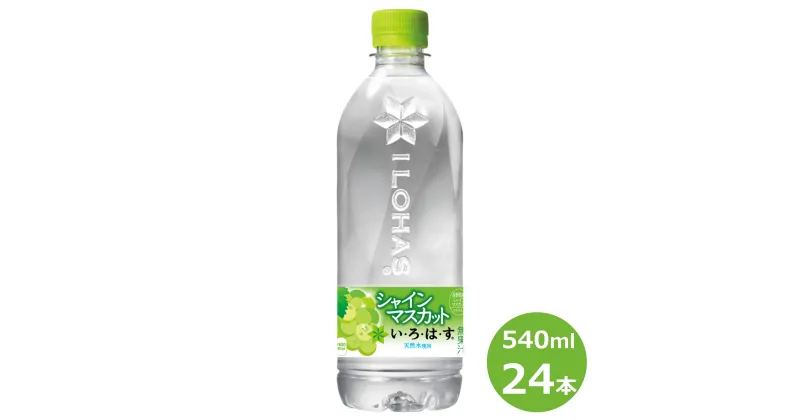 【ふるさと納税】い・ろ・は・す シャインマスカット 540ml ペットボトル 24本セット 水 いろはす ナチュラル ミネラルウォーター 軟水 コカ・コーラ ぶどう